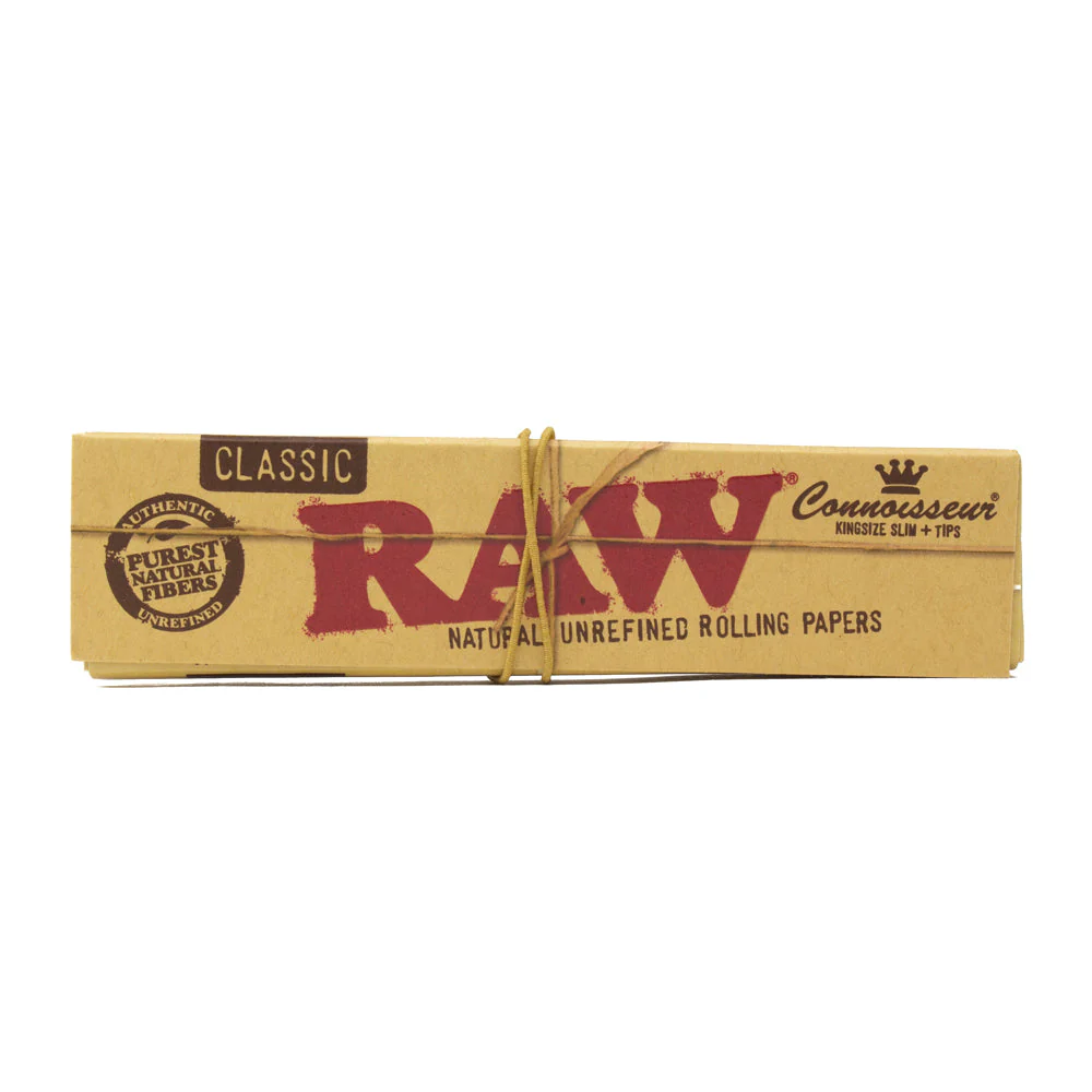 RAW Classic Rolling Papers - Connoisseur Kingsize Slim