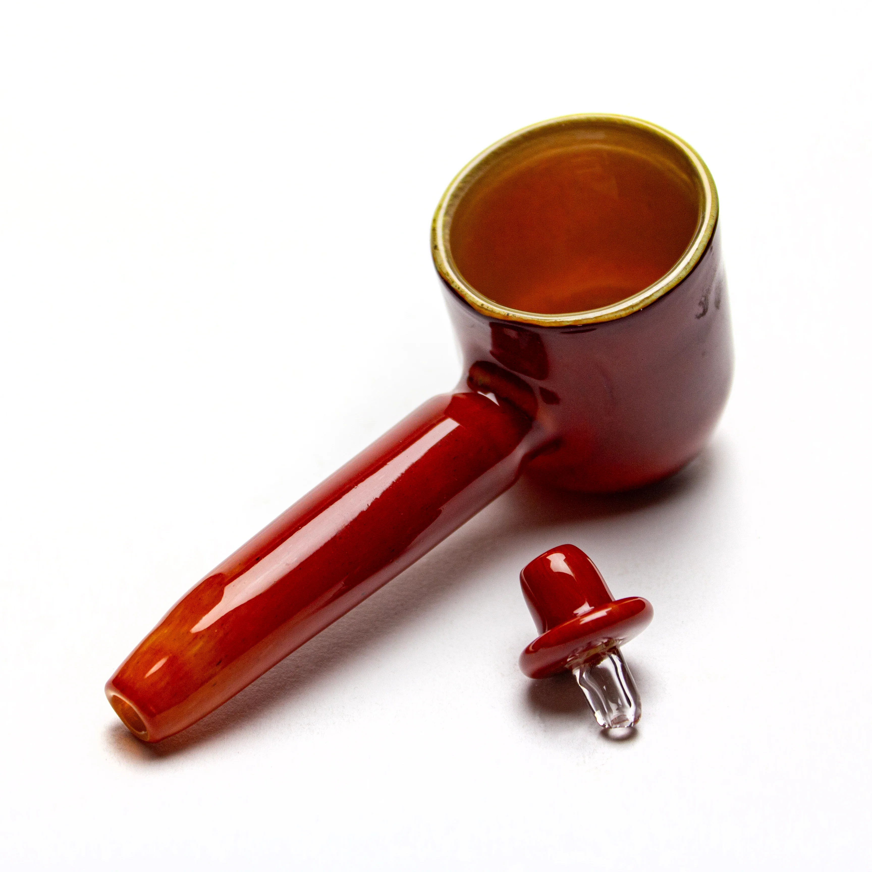 Red Elvis over Caramel Proxy-Lock & Cap #SHG08